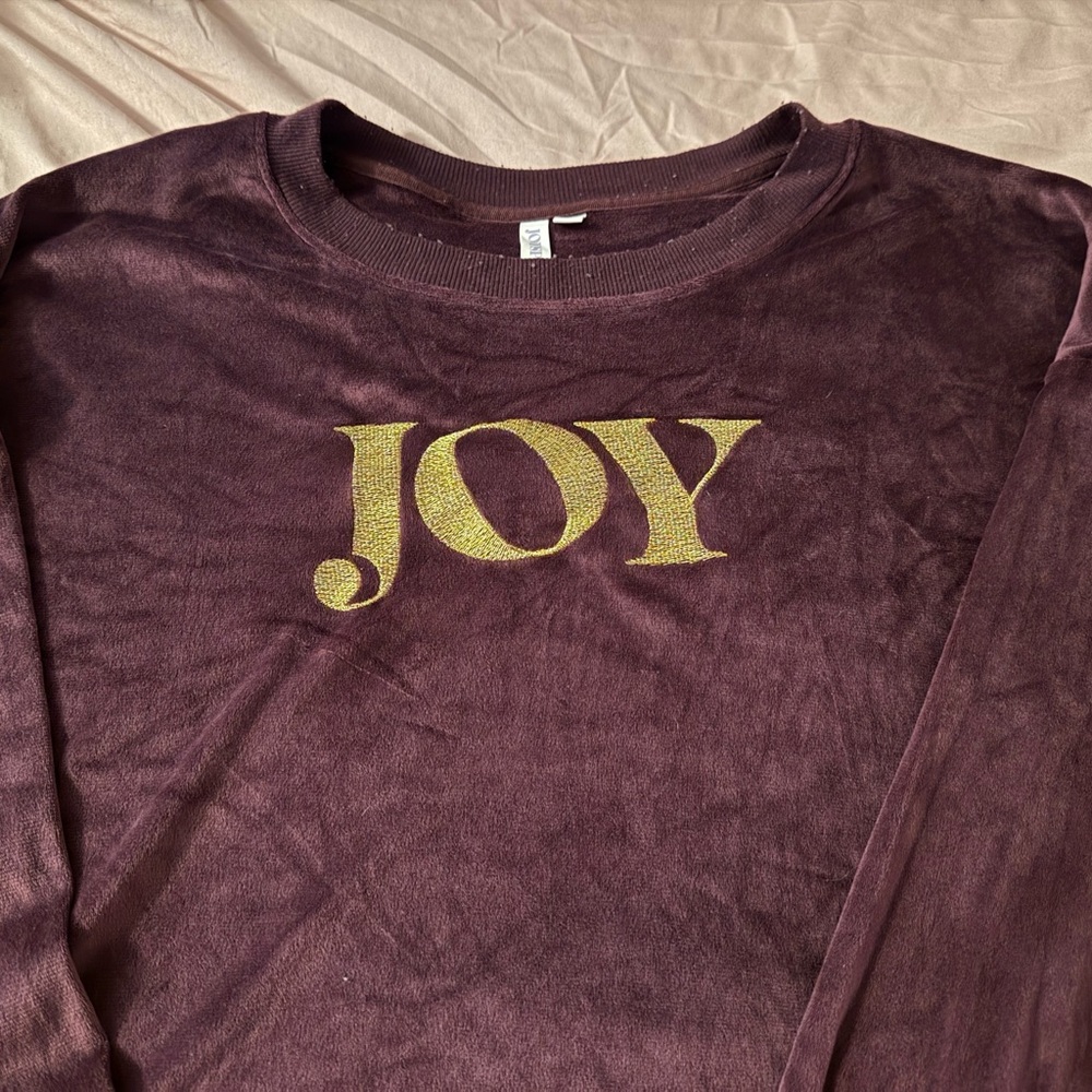 Purple Joyspun Pajama Set